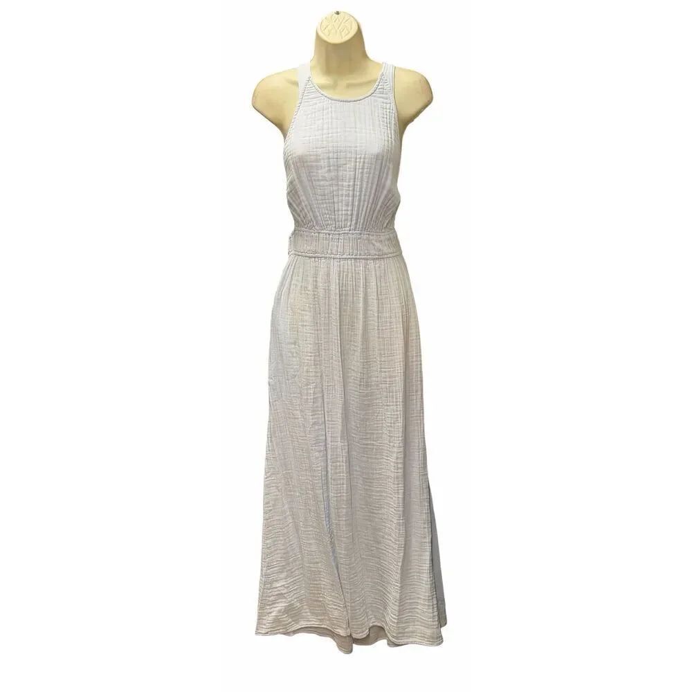 XIRENA Sienna Dress in Pale Sky Midi Dress NWT Size Small